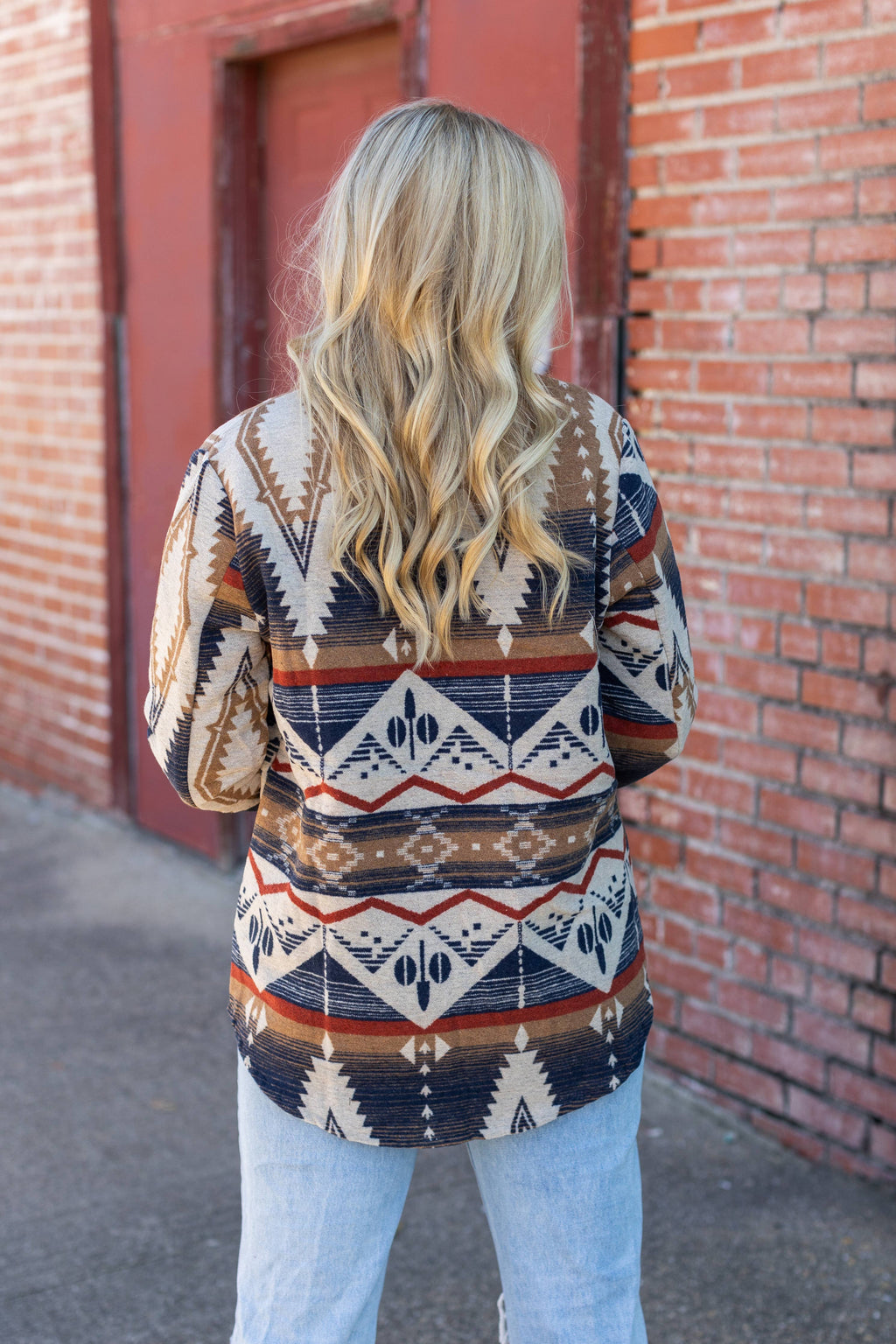 DESHENG ENTERPRISE -  WESTERN AZTEC PATTERN JACKET