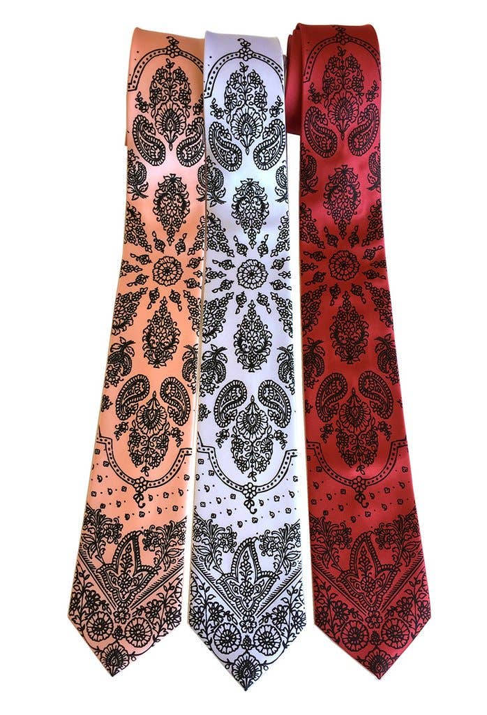 Cyberoptix Tie Lab - Bandana Print Necktie. Paisley Cowboy Tie.