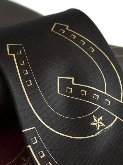 Cyberoptix Tie Lab - Lucky Horseshoe Necktie
