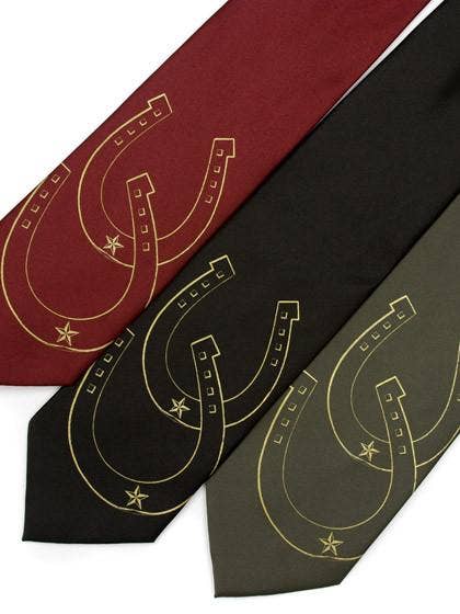 Cyberoptix Tie Lab - Lucky Horseshoe Necktie
