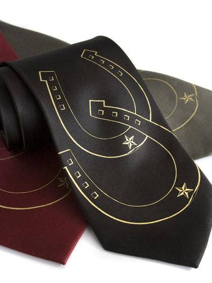 Cyberoptix Tie Lab - Lucky Horseshoe Necktie