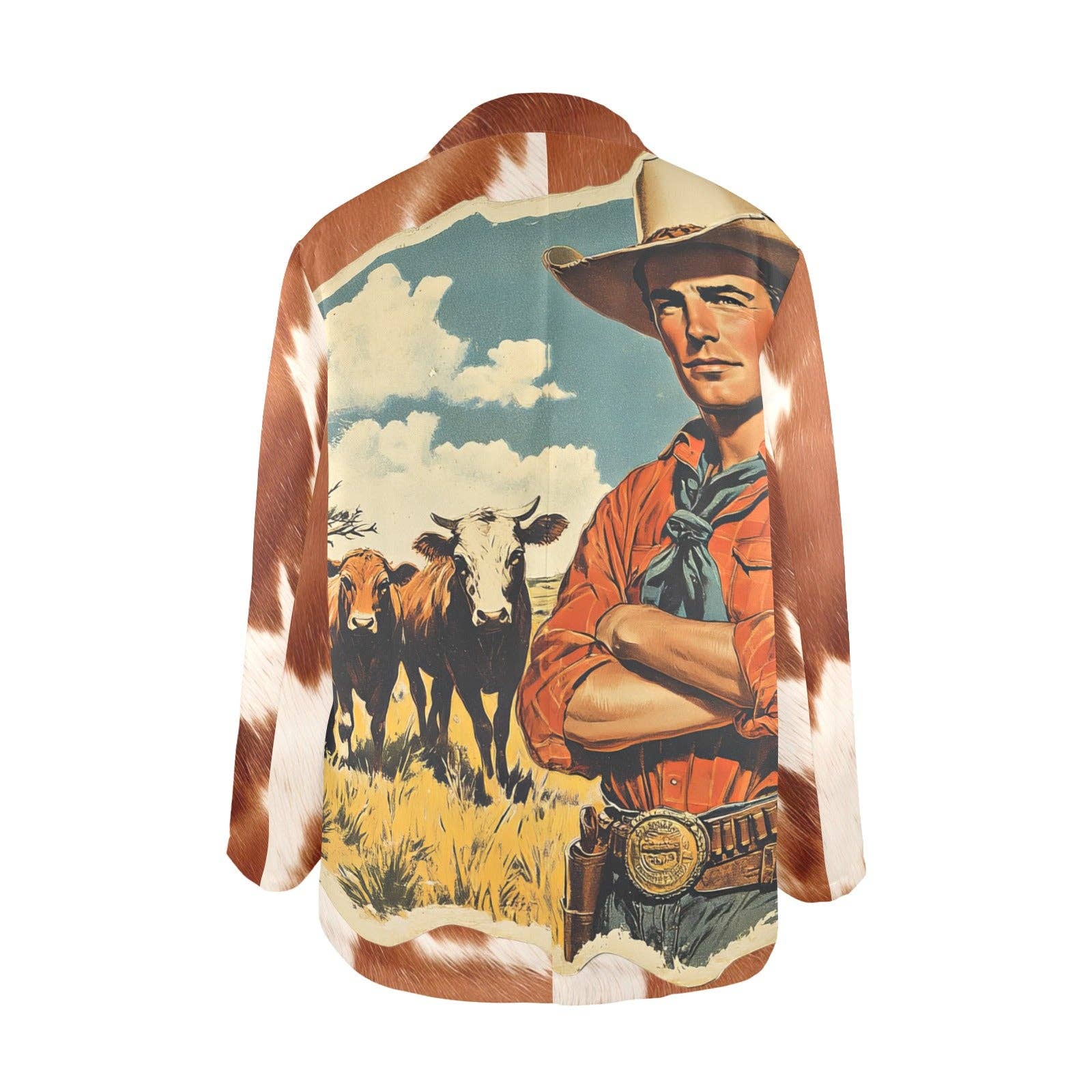 BAHA RANCH WESTERN WEAR - Cattle Rancher Western Blazer Women's Blazer