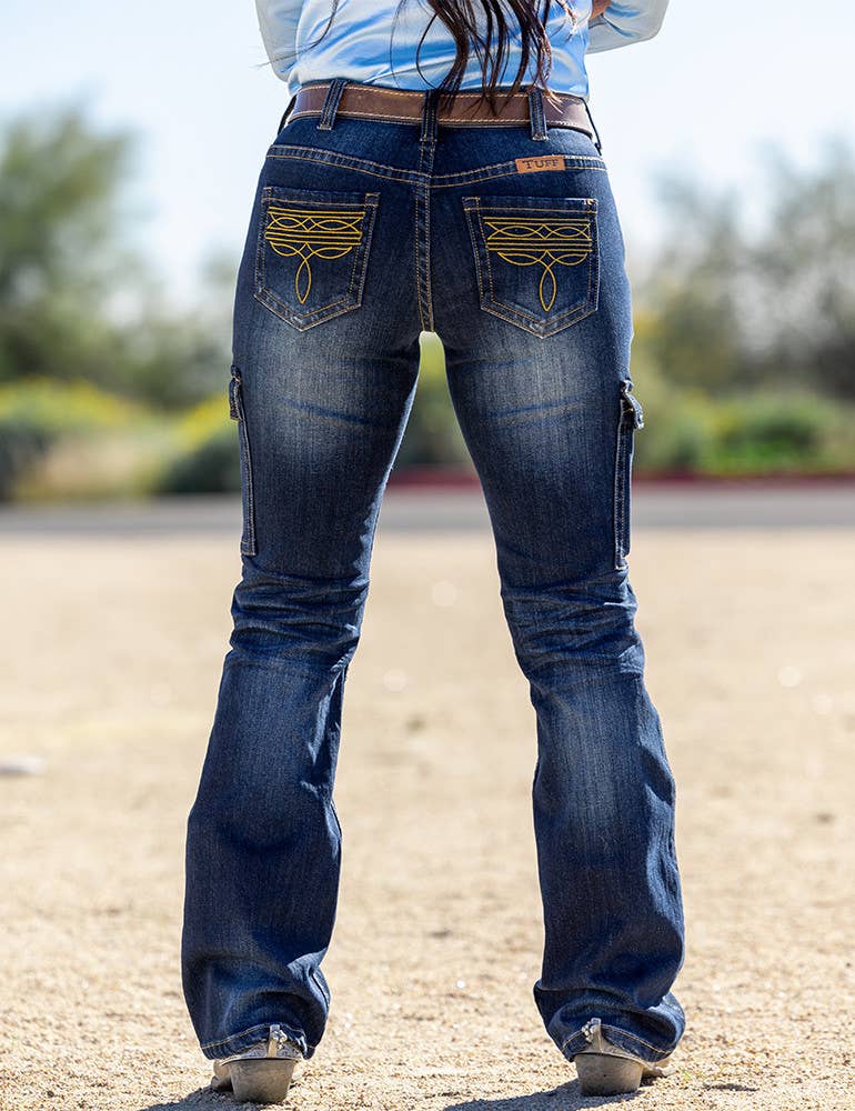 Cowgirl Tuff Co. / B. Tuff Jeans - BootStitch Cargo Bootcut