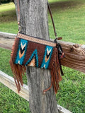 Rafter T Ranch Company - Blue Western Crossbody