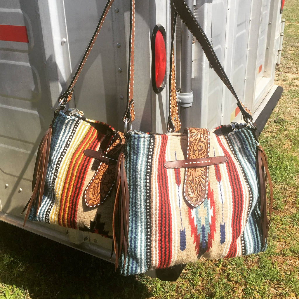 Rafter T Ranch Company - Western Belted Tote Handbag