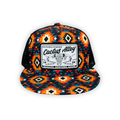 Cactus Alley Hat Co. - "Cattle Drive" - CA Sunburst Aztec/Black Mesh, Snapback Cap