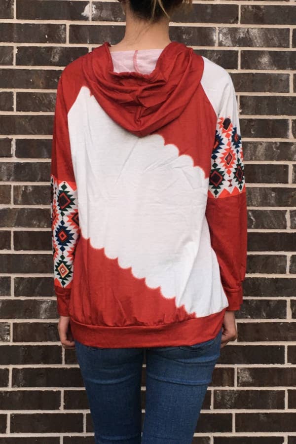 DESHENG ENTERPRISE - CACTUS PRINT HOODIE TOP