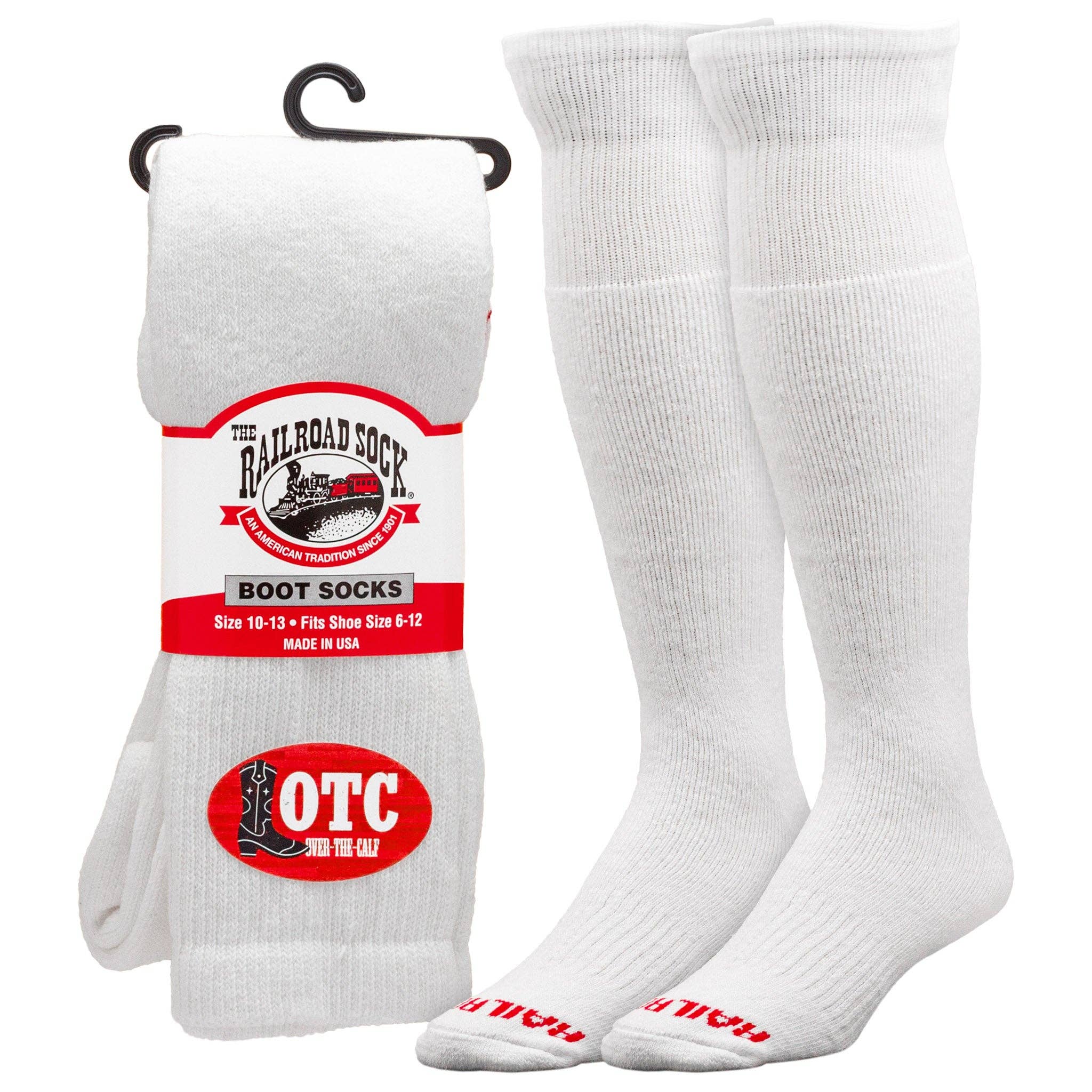 Railroad Sock llc - Men's "Ranch, Range, & Trail" Over-the-Calf Boot Socks (1pr)