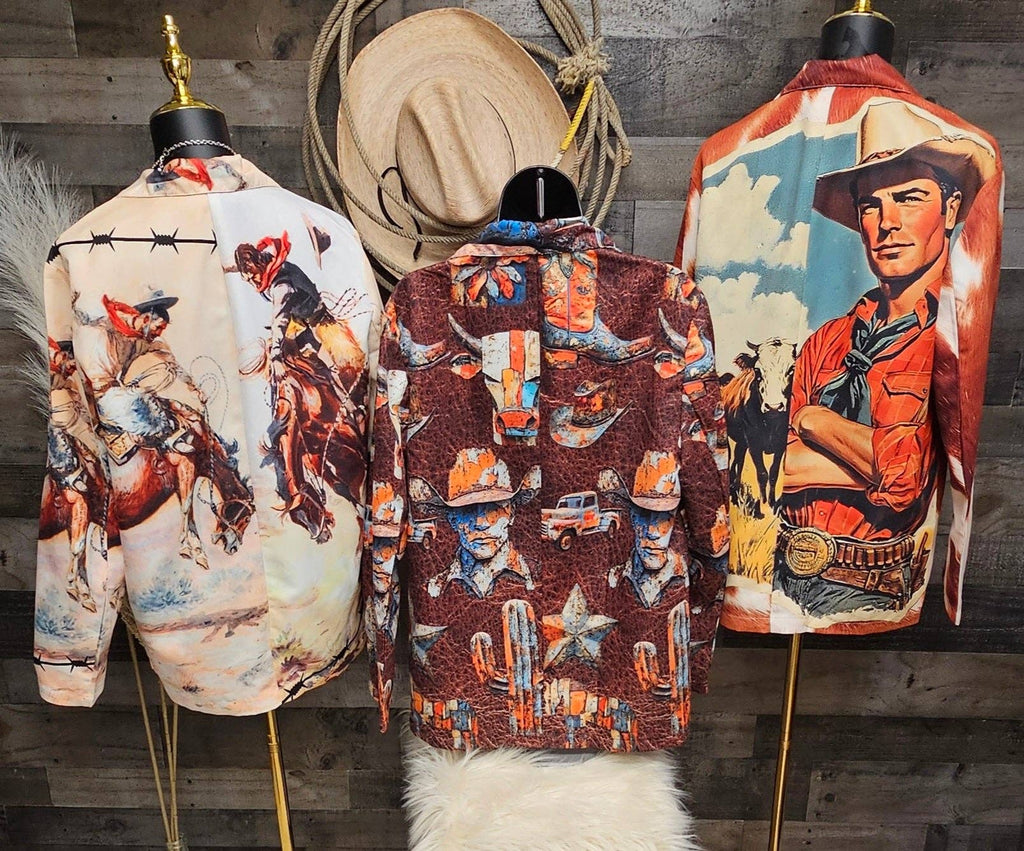 BAHA RANCH WESTERN WEAR - Cattle Rancher Western Blazer Women's Blazer
