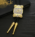SimpleNGreat - Western Cowboy Bolo Tie Necklace
