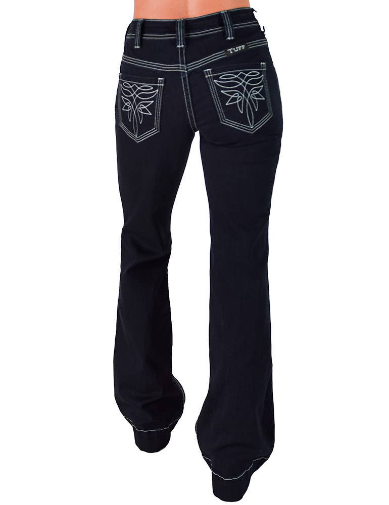 Cowgirl Tuff Co. / B. Tuff Jeans - Swirl BootStitch Trouser