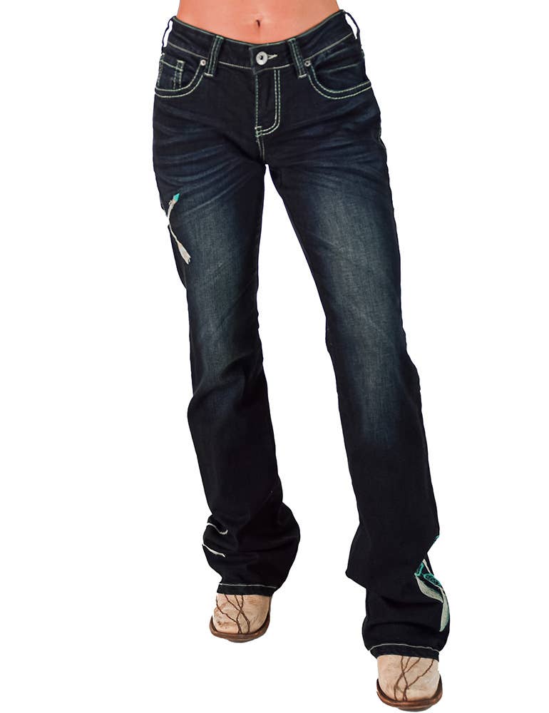 Cowgirl Tuff Co. / B. Tuff Jeans - Turquoise Dreamcatcher