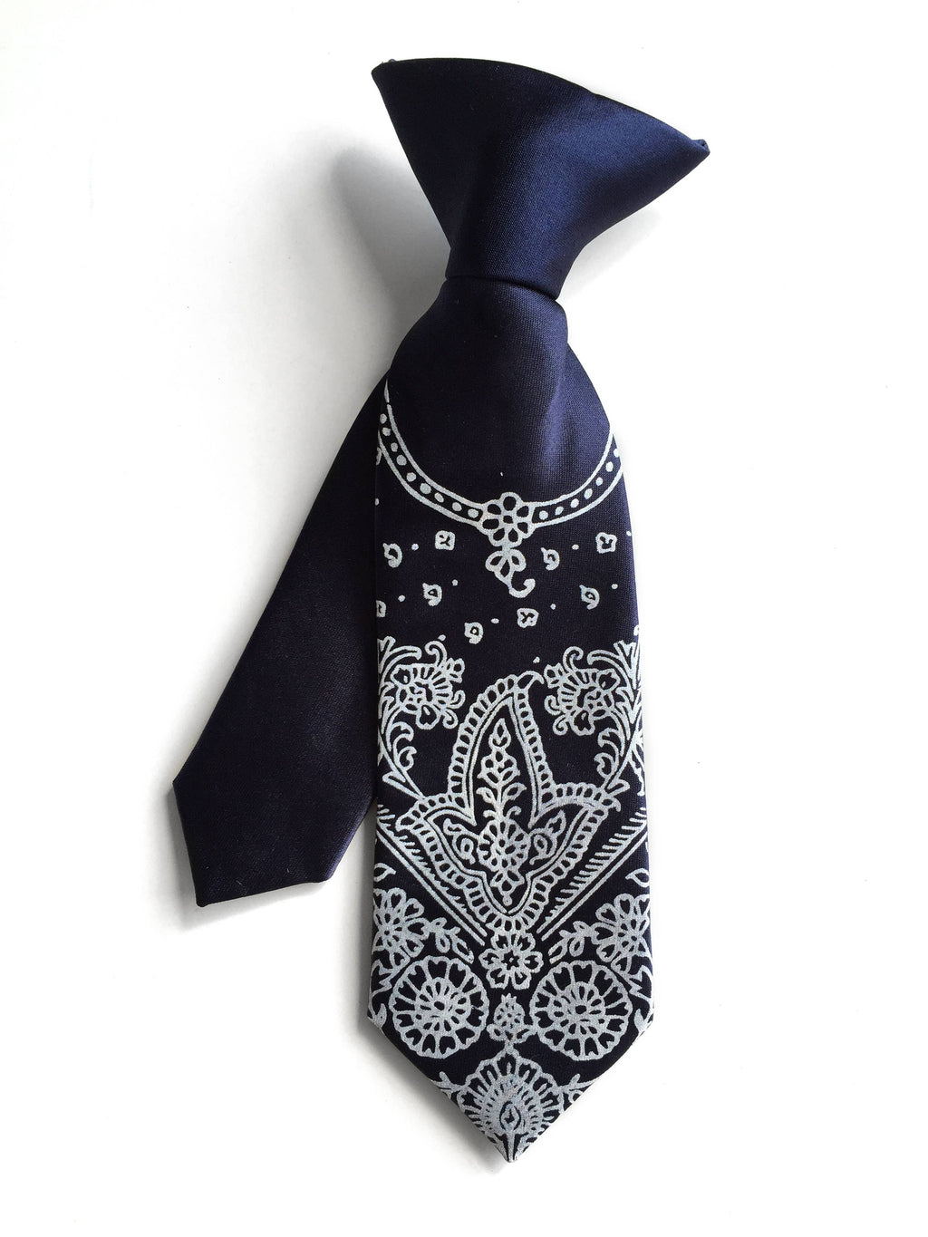 Cyberoptix Tie Lab - Bandana Print Necktie. Paisley Cowboy Tie.