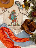 Texas True Threads - Sunset Cowboy Tee