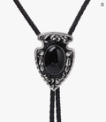 SimpleNGreat - Cowboy Arrow Head Black Onex Bolo Tie