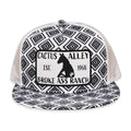 Cactus Alley Hat Co. - "Donkey" - CA Black/White Aztec, Snapback Cap (WESA JAN 2024)