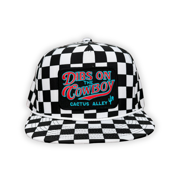 Cactus Alley Hat Co. - "Dibs" - CA Finish Line, Snapback Cap