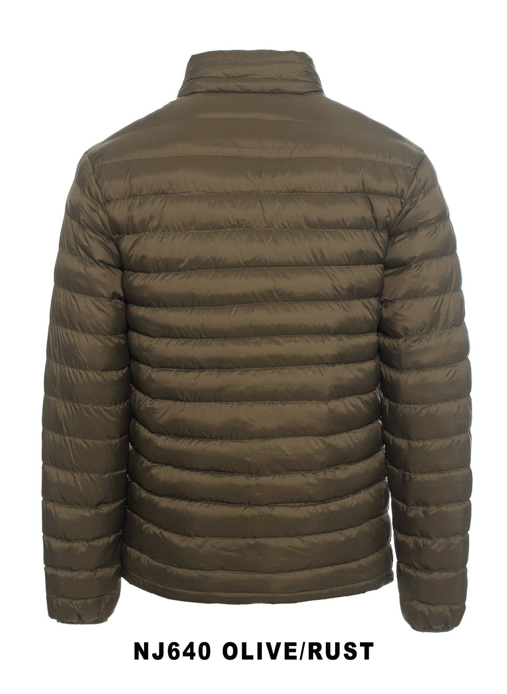 Rodeo Clothing - Men's Nylon Quilted Puffer Jacket -NJ640-Olive - M
