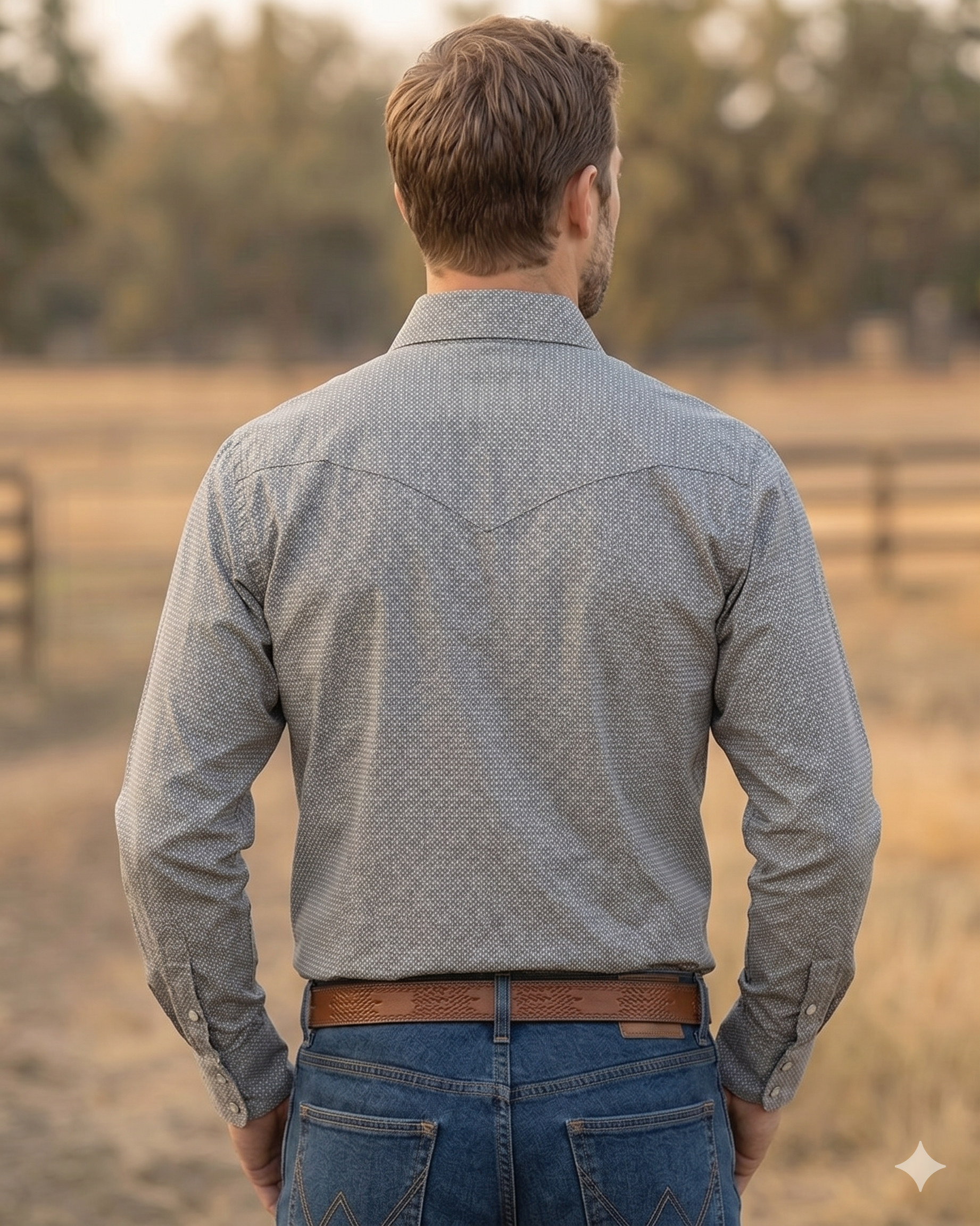 MontanaCo - Men's Western Snap Shirt with Stretch | Style ML-2609