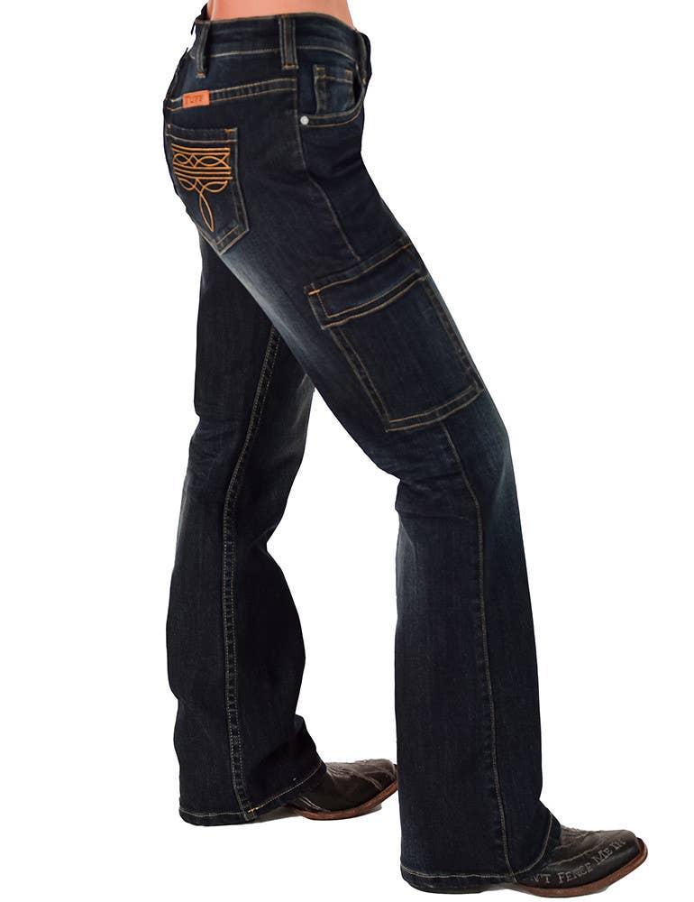Cowgirl Tuff Co. / B. Tuff Jeans - BootStitch Cargo Bootcut