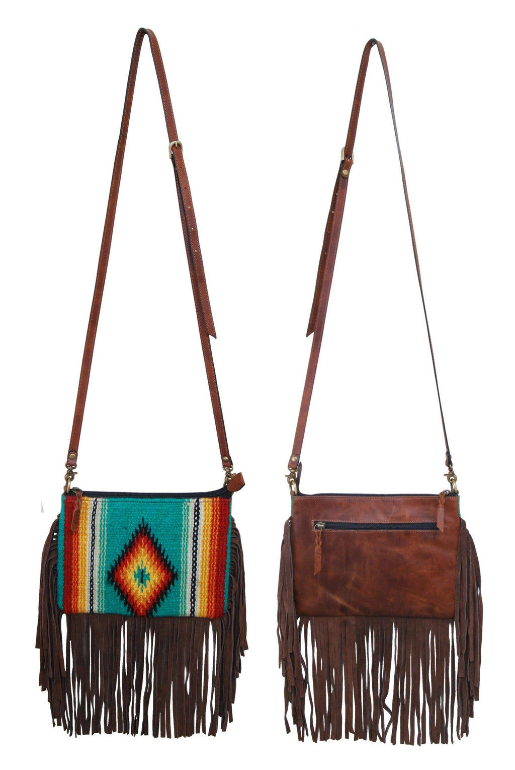 Rafter T Ranch Company - Green Serape Crossbody Bag