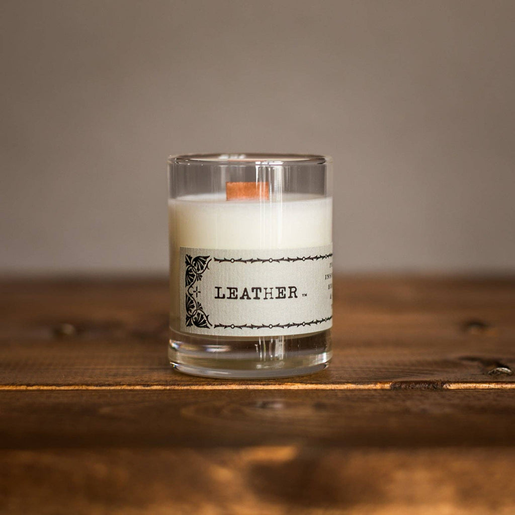 R. Rebellion - Leather 2 oz. - Drifter Candle