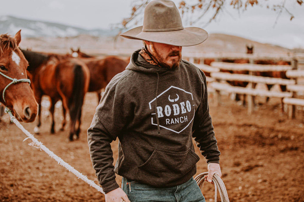 Rodeo Ranch - Rodeo Ranch Classic Logo Hoodie - Heather Graphite