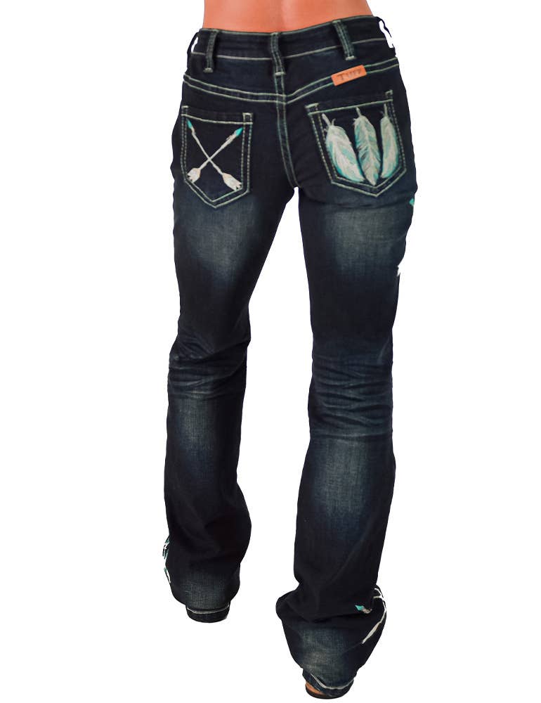 Cowgirl Tuff Co. / B. Tuff Jeans - Turquoise Dreamcatcher