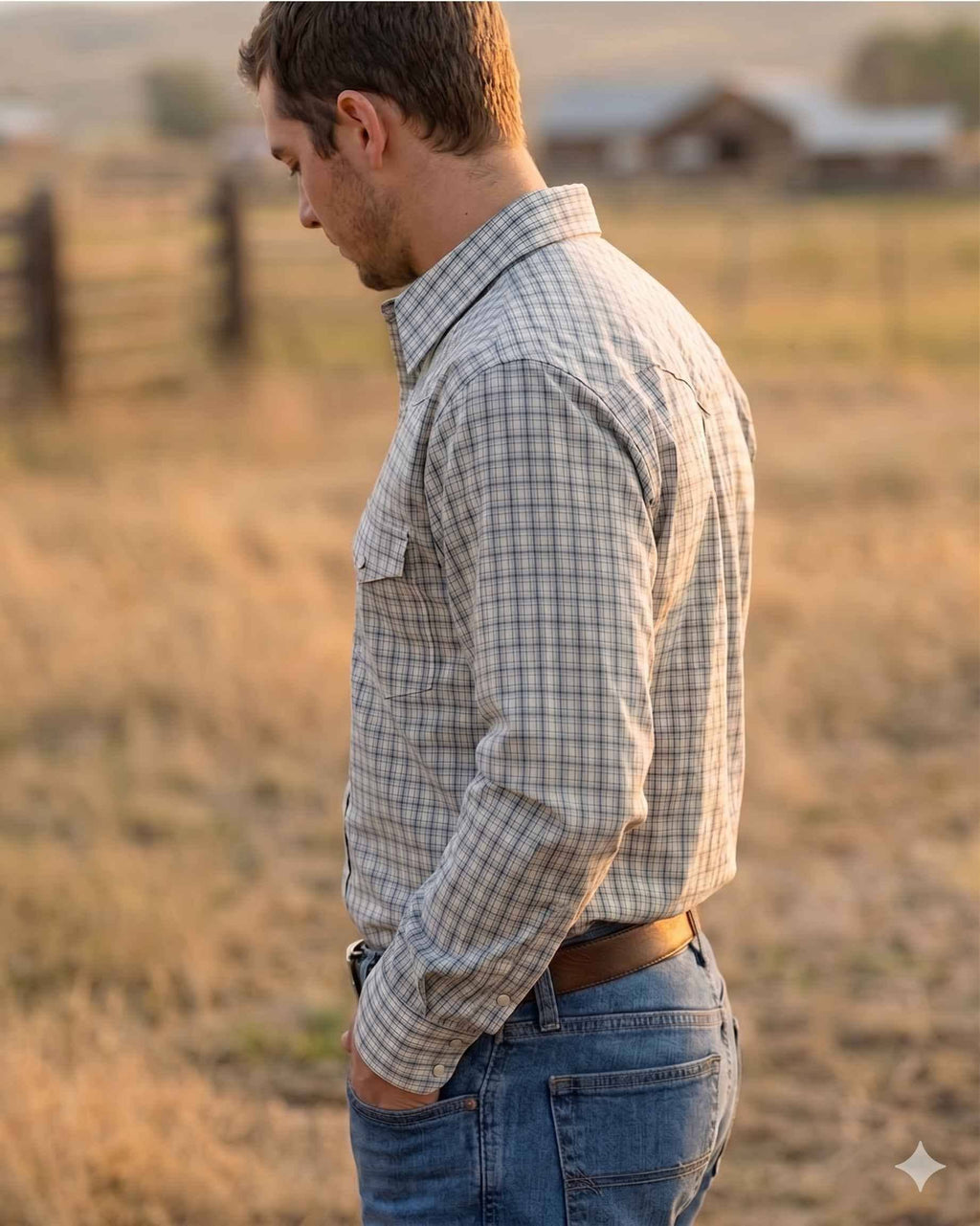 MontanaCo - Men's Western Snap Shirt with Stretch | Style ML-2612