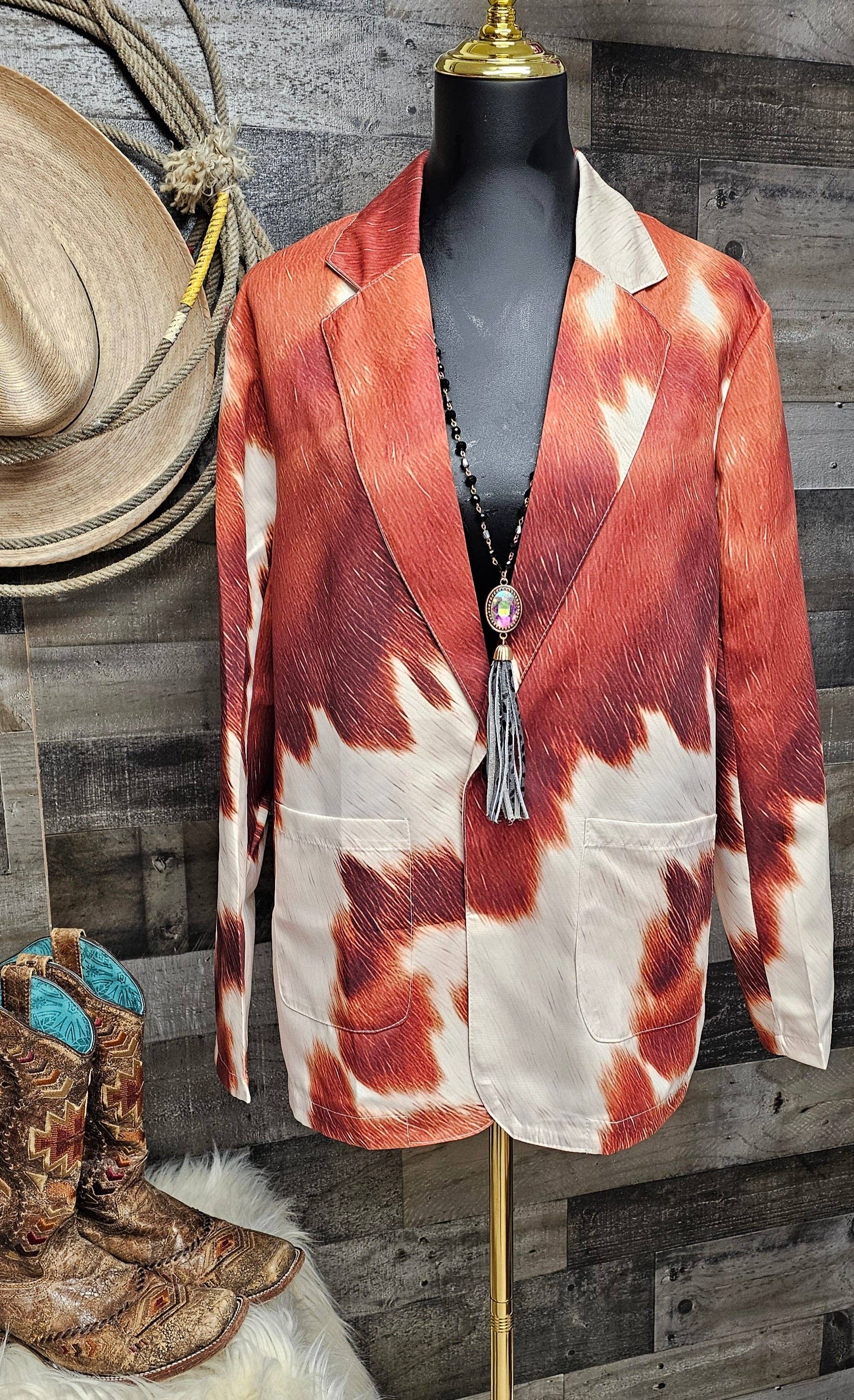 BAHA RANCH WESTERN WEAR - Cattle Rancher Western Blazer Women's Blazer