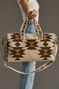Panache Apparel Co. - Cream, Brown & Tan Western Duffel