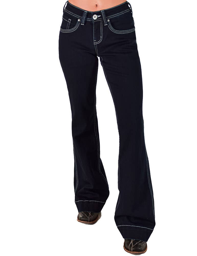 Cowgirl Tuff Co. / B. Tuff Jeans - Swirl BootStitch Trouser