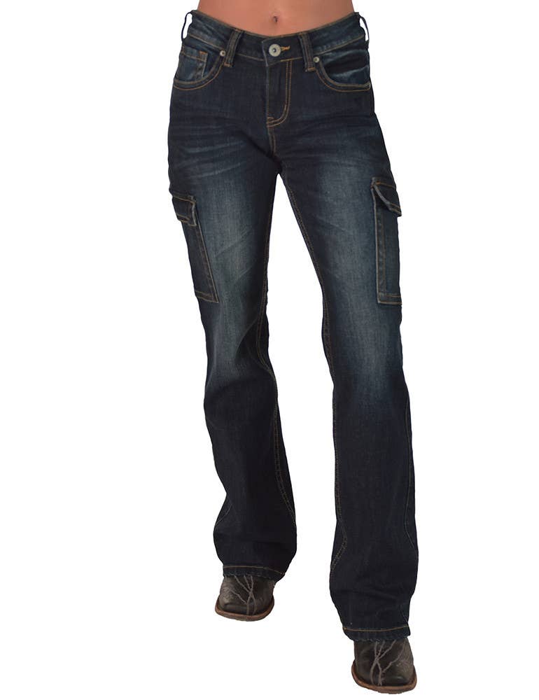 Cowgirl Tuff Co. / B. Tuff Jeans - BootStitch Cargo Bootcut
